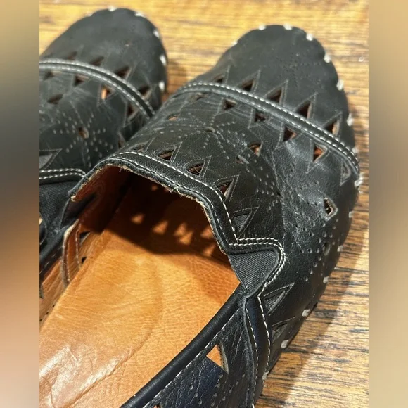 Spring Step Fusaro Black Leather Loafers Women’s Size US 10.5 EU 42 - Picture 7 of 12